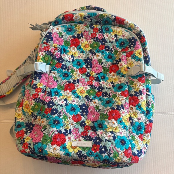 Floral Essential Expandable Backpack in Cotton - Vera Bradley main image 5